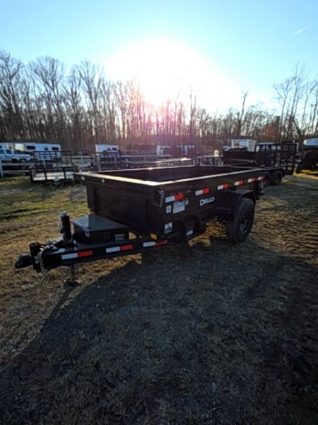 New 2026 Delco Trailers Hd single axle dumping trailer Dump Trailer