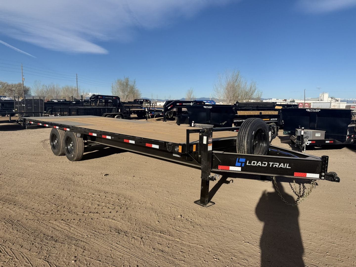 New 2026 Load Trail 8.5-24 Tilting Deckover Equipment Hauler W/ 16PLY Tire Upgrade 16K GVWR