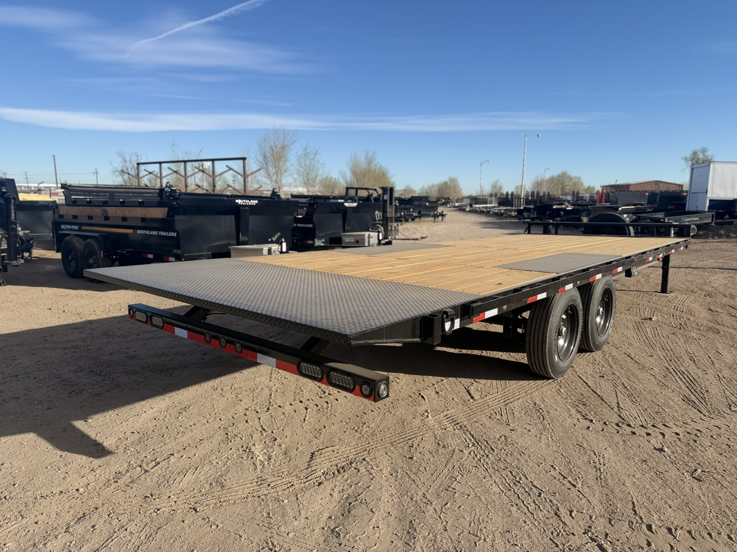 New 2026 Load Trail 8.5-24 Tilting Deckover Equipment Hauler W/ 16PLY Tire Upgrade 16K GVWR