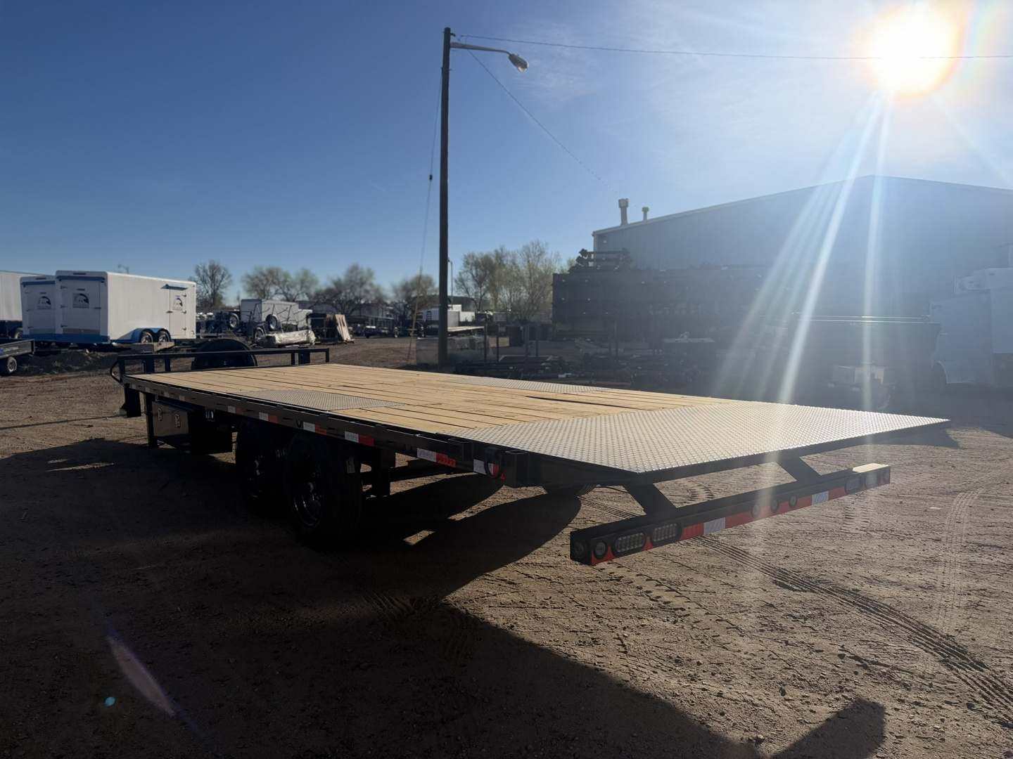 New 2026 Load Trail 8.5-24 Tilting Deckover Equipment Hauler W/ 16PLY Tire Upgrade 16K GVWR