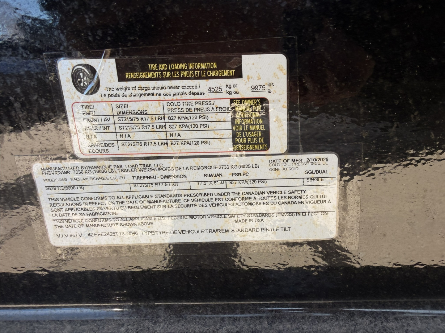 New 2026 Load Trail 8.5-24 Tilting Deckover Equipment Hauler W/ 16PLY Tire Upgrade 16K GVWR