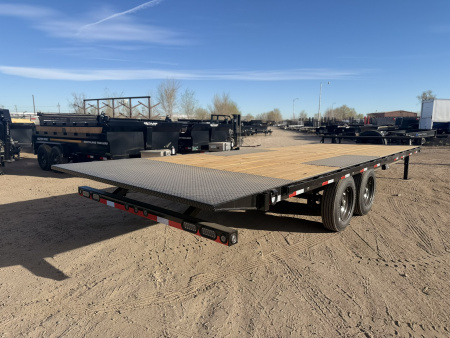 New 2026 Load Trail 8.5-24 Tilting Deckover Equipment Hauler W/ 16PLY Tire Upgrade 16K GVWR