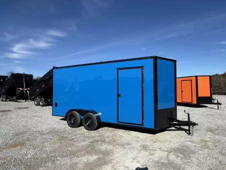 New 2026 Golden Cargo 7x16 TA (7.3 FT HT) Cargo / Enclosed Trailer BLACKOUT