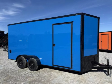 New 2026 Golden Cargo 7x16 TA (7.3 FT HT) Cargo / Enclosed Trailer BLACKOUT