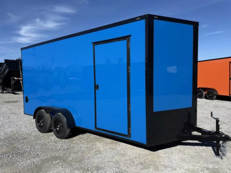 New 2026 Golden Cargo 7x16 TA (7.3 FT HT) Cargo / Enclosed Trailer BLACKOUT