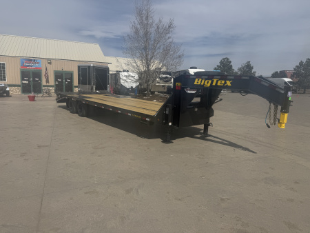 New 25K Gooseneck 2026 Big Tex 30 Foot Flatbed Trailer