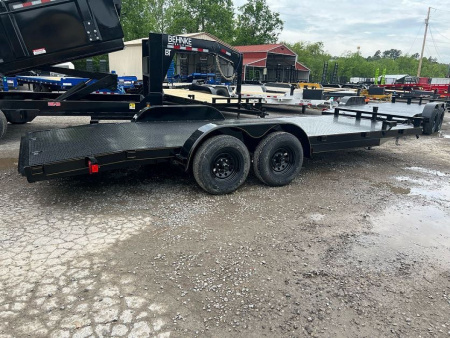 New 2026 P & T Trailers 82X20 STEEL DECK 10K Car Hauler