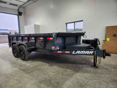 New 2026 Lamar 16' Low Pro Dump Trailer 14K