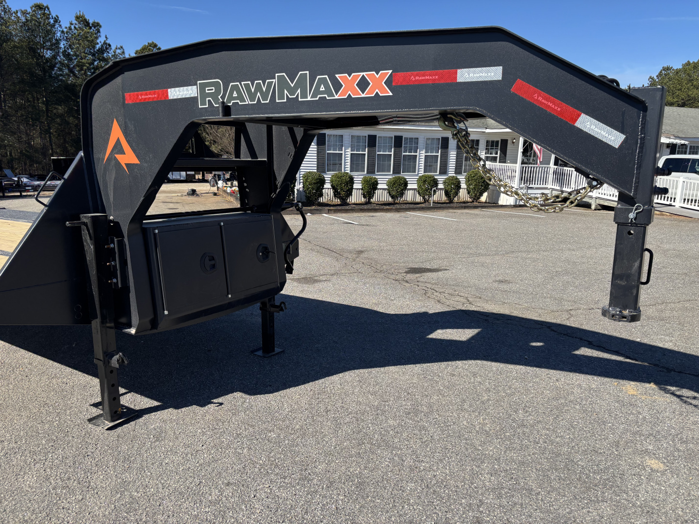 New 2026 RawMaxx FDX 102X25 Flatbed Trailer / 14 PLY / 24K GVWR / MEGA RAMPS