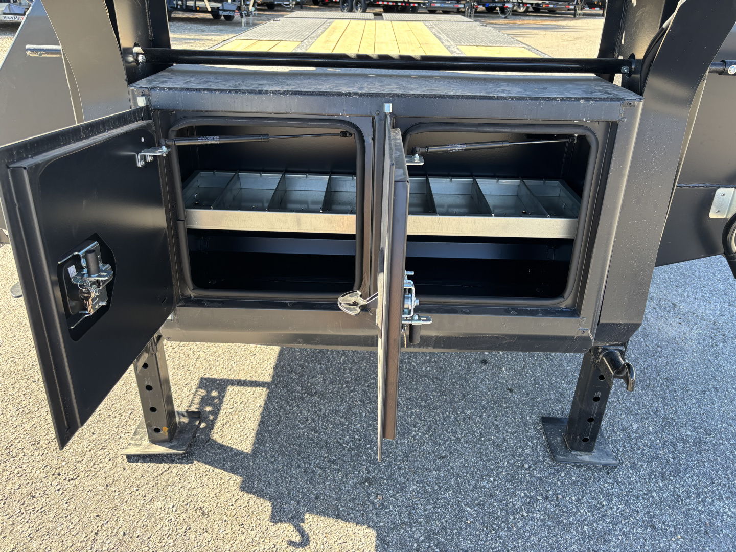 New 2026 RawMaxx FDX 102X25 Flatbed Trailer / 14 PLY / 24K GVWR / MEGA RAMPS