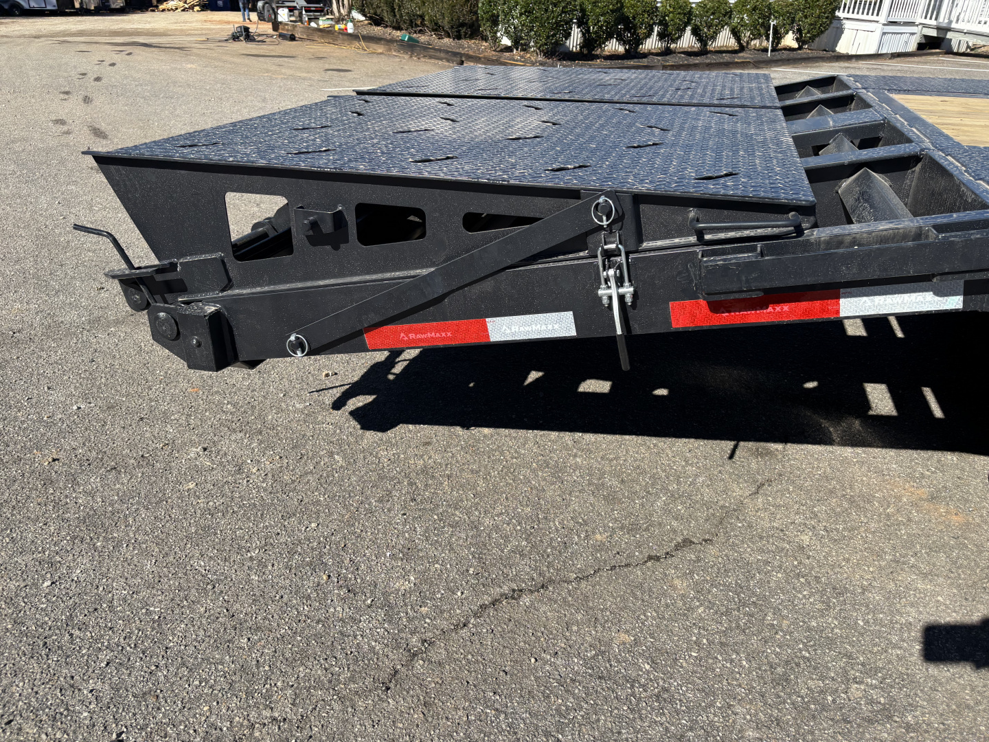 New 2026 RawMaxx FDX 102X25 Flatbed Trailer / 14 PLY / 24K GVWR / MEGA RAMPS