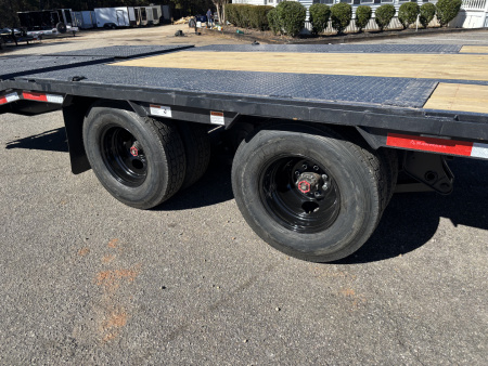 New 2026 RawMaxx FDX 102X25 Flatbed Trailer / 14 PLY / 24K GVWR / MEGA RAMPS