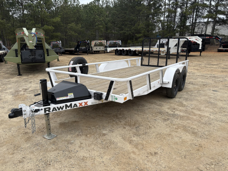 New 2026 RawMaxx UTX 77X16 7K GVWR W/ TOOL BOX Utility Trailer