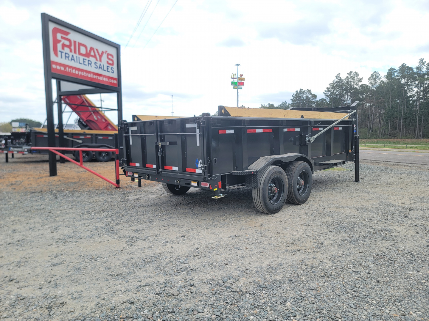 New 2026 Diamond C Trailers LPT210 16' LPT210 16' x 82" 10K Axle Gooseneck Dump Trailer