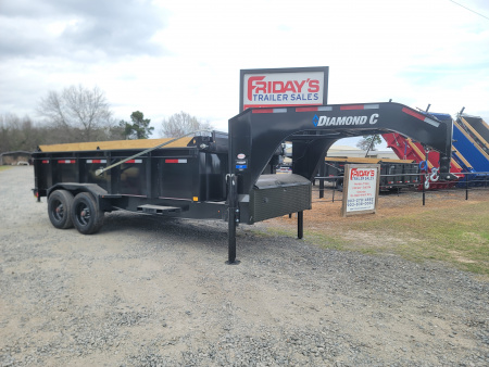 New 2026 Diamond C Trailers LPT210 16' LPT210 16' x 82  10K Axle Gooseneck Dump Trailer