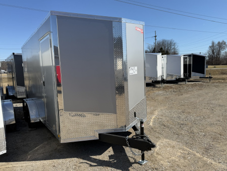 New 2026 FORMULA TRAILERS 7 x 16 Cargo / Enclosed Trailer with 7ft Interior with Ramp Door - UPGRADED MODEL