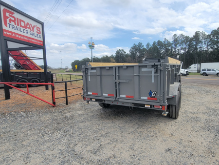 New 2026 Diamond C Trailers LPT210 16'x82" 10K Torsion Axles Gooseneck Pacesetter Edition Dump Trailer