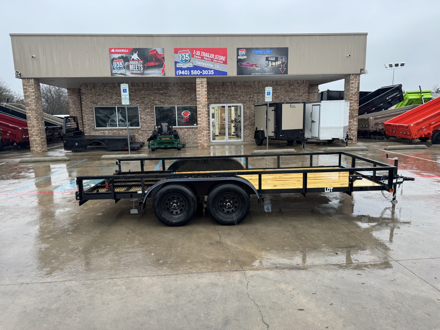 New 2026 Top Hat Trailers LDT 16X77 Utility Trailer