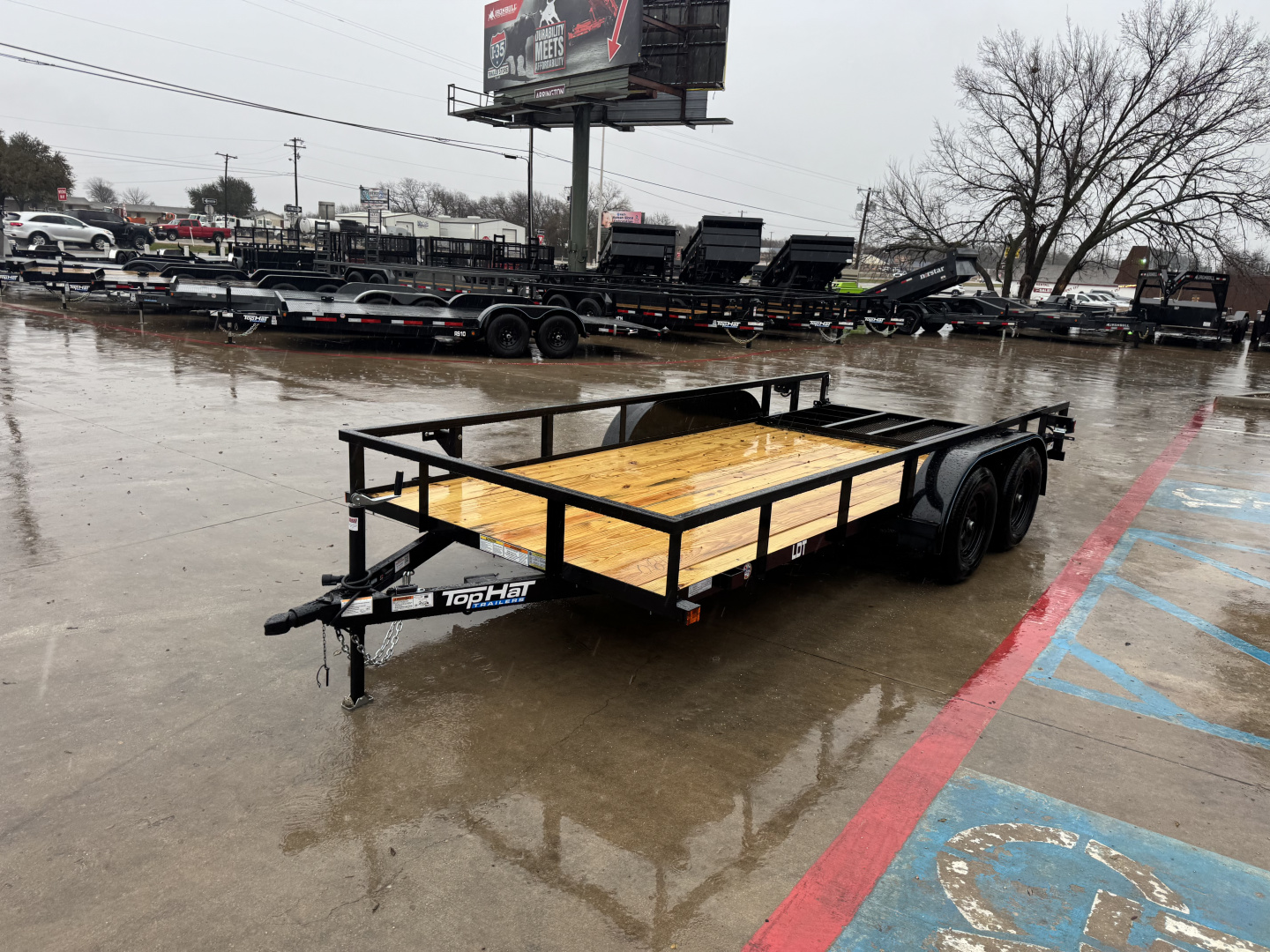 New 2026 Top Hat Trailers LDT 16X77 Utility Trailer
