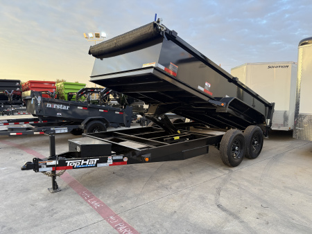 New 2026 Top Hat Trailers DE14 14X83X2 Dump Trailer
