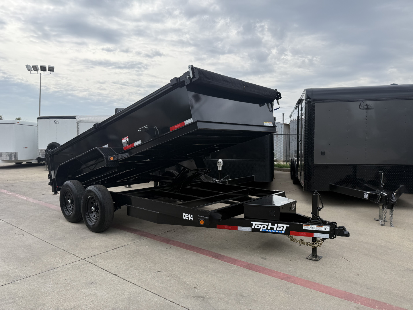 New 2026 Top Hat Trailers DE14 14X83X2 Dump Trailer