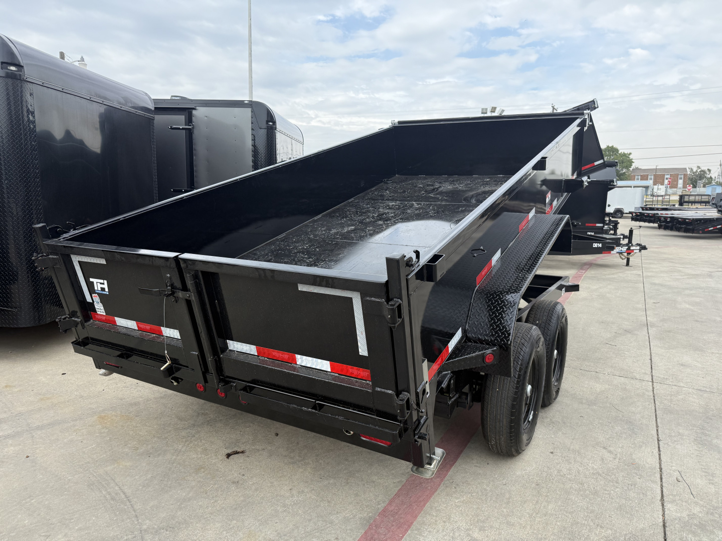 New 2026 Top Hat Trailers DE14 14X83X2 Dump Trailer