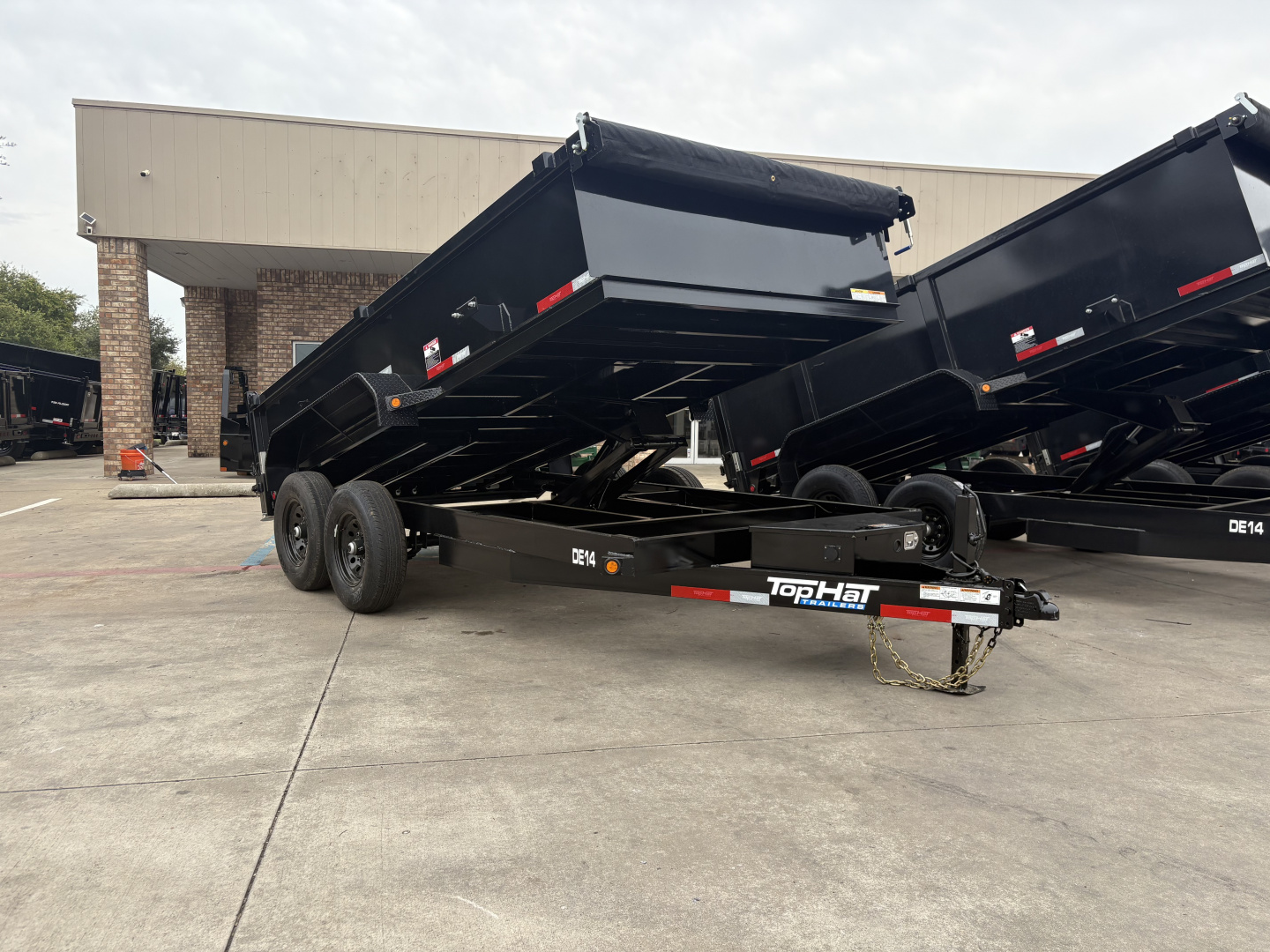 New 2026 Top Hat Trailers DE14 14X83X2 Dump Trailer