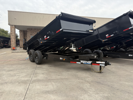 New 2026 Top Hat Trailers DE14 14X83X2 Dump Trailer