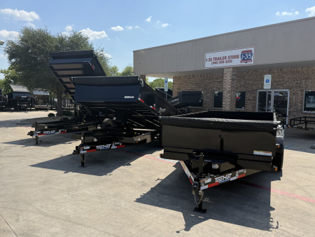New 2026 Top Hat Trailers DE14 14X83X2 Dump Trailer