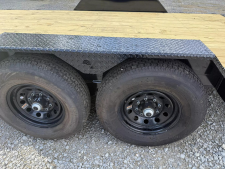 New 2026 Liberty LE14K 18’ Equipment Trailer stand up ramps, 14K GVWR