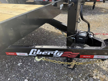 New 2026 Liberty LE14K 18’ Equipment Trailer stand up ramps, 14K GVWR