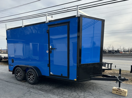 New 2026 Cargo Express 7X14 Cargo / Enclosed Trailer w/ Ladder Racks