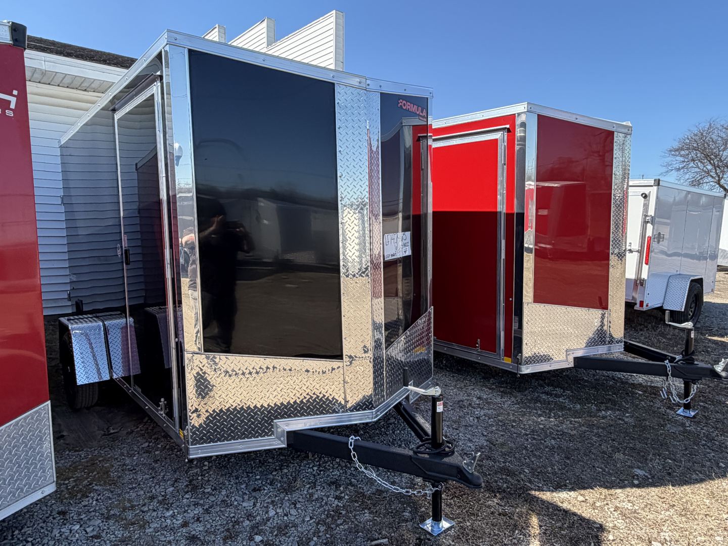 New 2026 FORMULA TRAILERS 6 x 12 Cargo / Enclosed Trailer with 6ft 6in interior Ramp Door