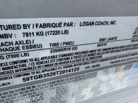 New 2026 Logan Coach Bullseye 5H GN Horse Trailer