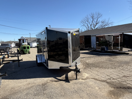 New 2026 6 x 12 Stealth Enclosed Trailer with Ramp