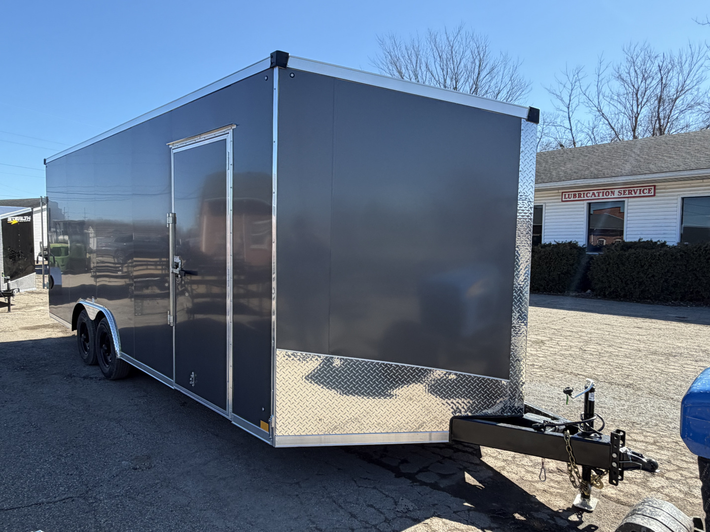 New 2026 Stealth 8.5 x 20 Enclosed Car Hauler with Ramp 10K GVW with 7ft interior -