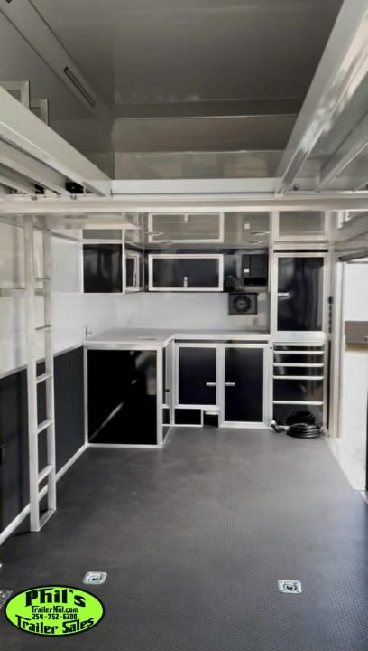 New Haulmark NEW 85X32 ALUMINUM STACKER WITH ESCAPE DOOR ENCLOSED RACE TRAILER Car / Racing Trailer TWO CAR HAULER DELIVERY OUT OF UTAH!!
