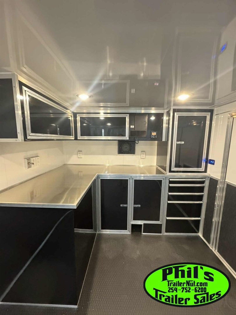 New Haulmark NEW 85X32 ALUMINUM STACKER WITH ESCAPE DOOR ENCLOSED RACE TRAILER Car / Racing Trailer TWO CAR HAULER DELIVERY OUT OF UTAH!!