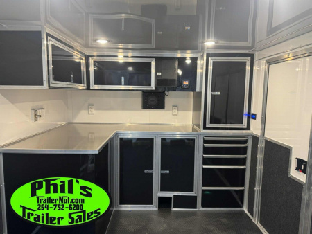 New Haulmark NEW 85X32 ALUMINUM STACKER WITH ESCAPE DOOR ENCLOSED RACE TRAILER Car / Racing Trailer TWO CAR HAULER DELIVERY OUT OF UTAH!!