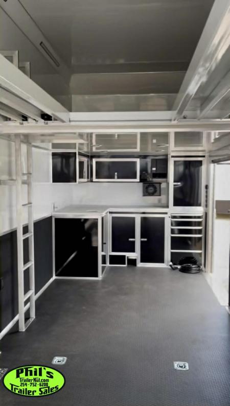 New Haulmark NEW 85X32 ALUMINUM STACKER WITH ESCAPE DOOR ENCLOSED RACE TRAILER Car / Racing Trailer TWO CAR HAULER DELIVERY OUT OF UTAH!!