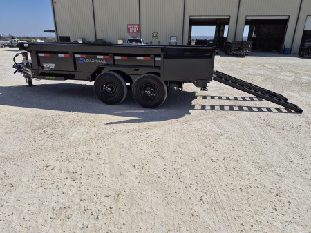 New 2025 Load Trail 14K 14' Dump Trailer w/ 2' Sides