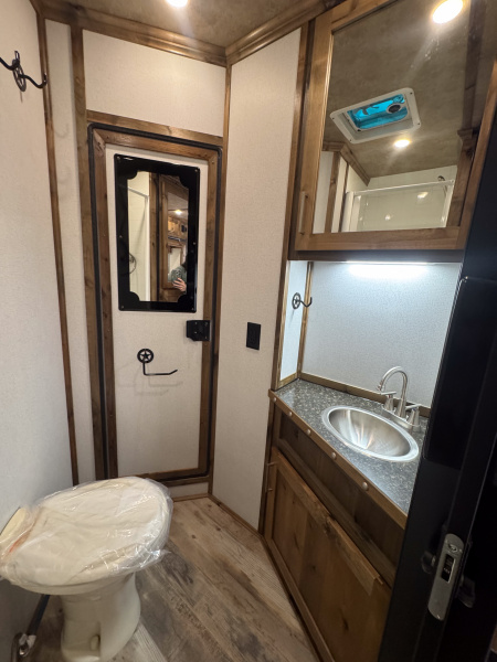 New 2026 Trails West SANTE FE 12' LIVING QUARTER Horse Trailer