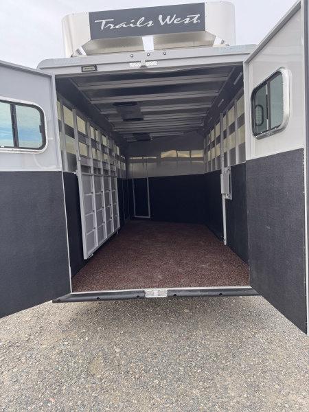 New 2026 Trails West SANTE FE 12' LIVING QUARTER Horse Trailer