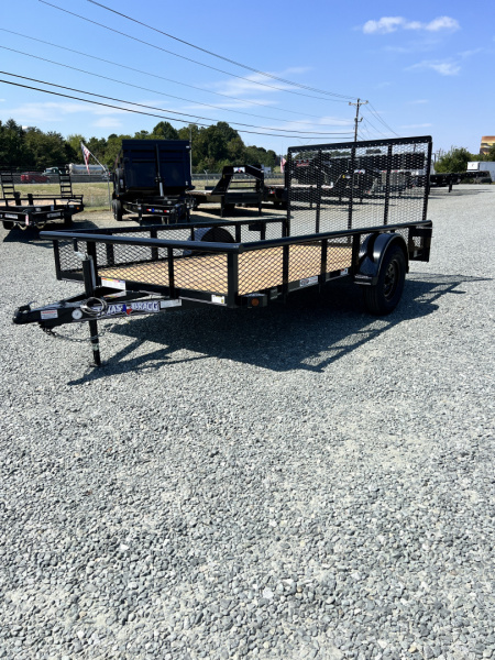 New 2026 Texas Bragg Trailers 6x12P Utility Trailer w/ Expanded Metal Sides & Gate Utility Trailer