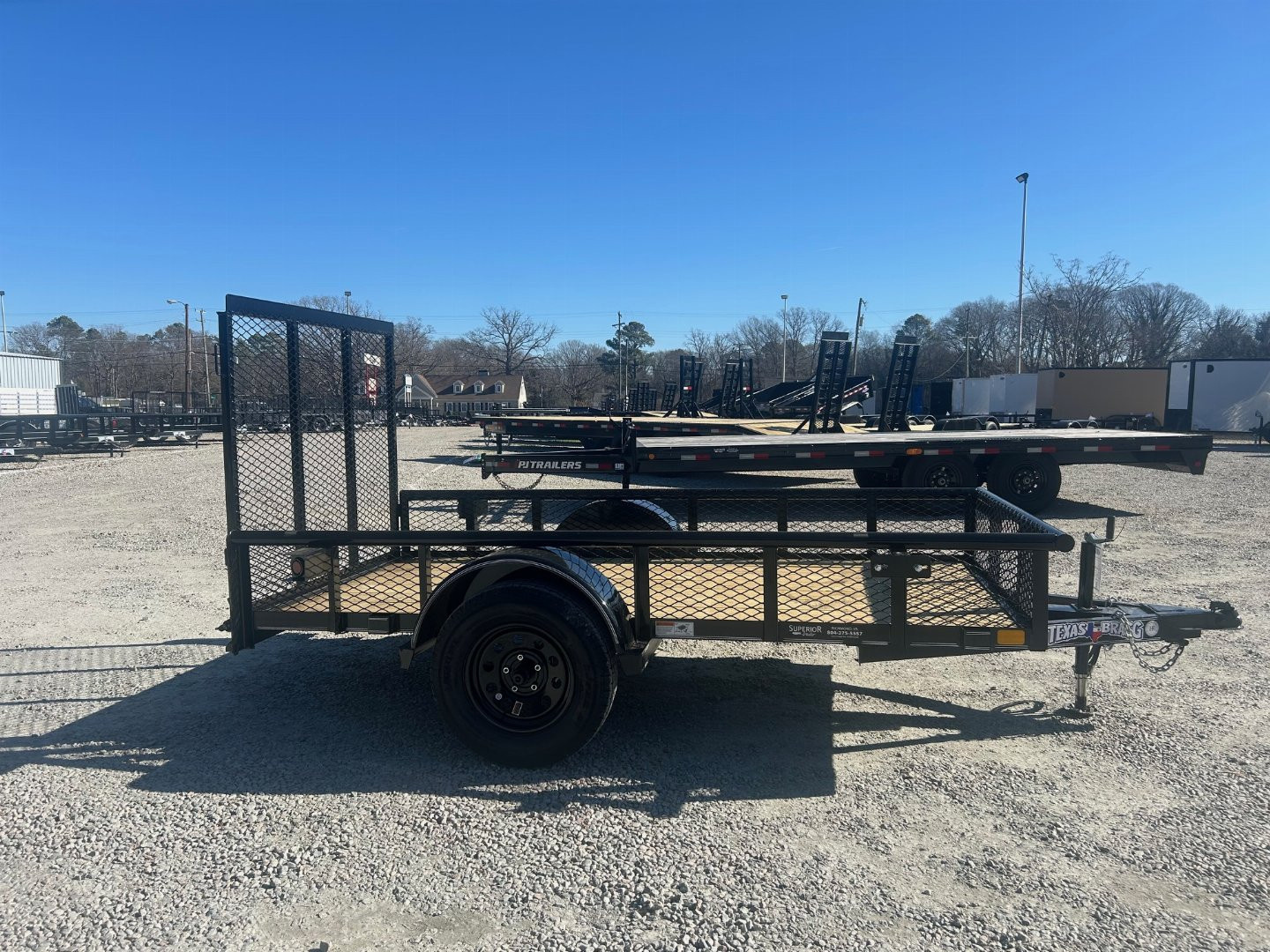 New 2026 Texas Bragg Trailers 5X10P w/ Expanded Sides & Gate Utility Trailer