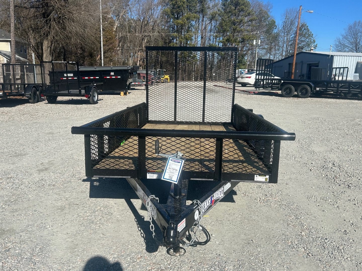 New 2026 Texas Bragg Trailers 5X10P w/ Expanded Sides & Gate Utility Trailer