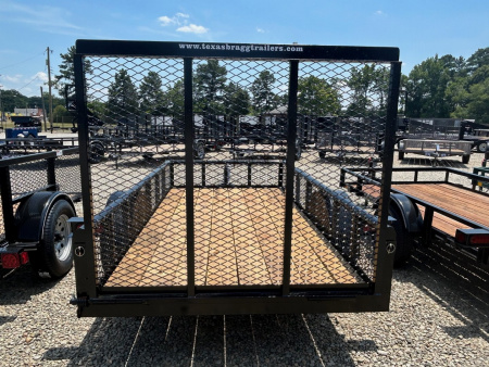 New 2026 Texas Bragg Trailers 5X10P w/ Expanded Sides & Gate Utility Trailer