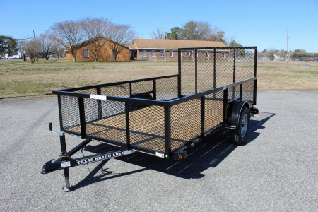 New 2026 Texas Bragg Trailers 6x12LD w/ 2' Sides & Gate Utility Trailer