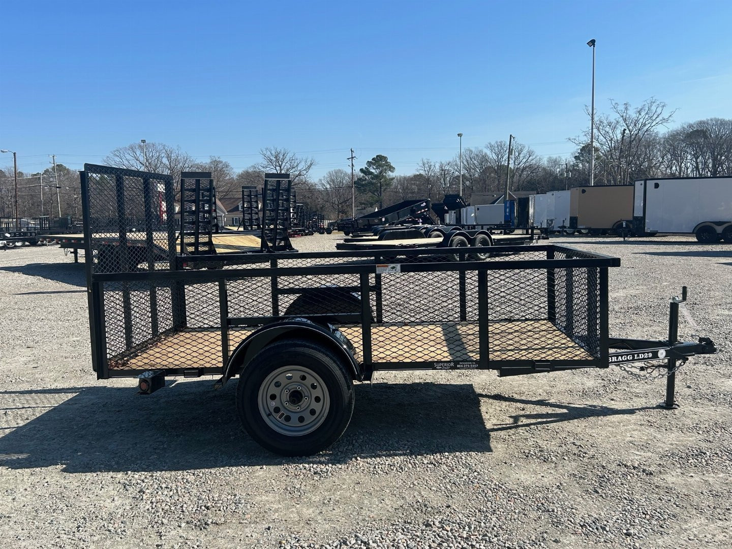 New 2026 Texas Bragg Trailers 5x10LD w/ 2ft Expanded Sides & Gate Utility Trailer