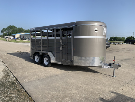 New 2026 CornPro SB16 7s Bumper Pull Stock / Stock Combo Trailer